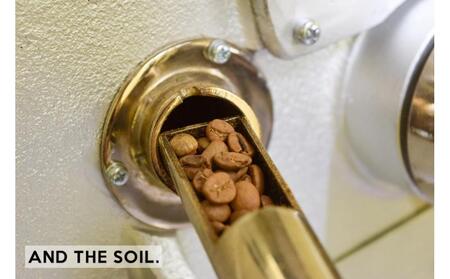 【福岡高砂】AND THE SOIL.オリジナル焙煎ディカフェオーガニックコーヒー豆MEX　深煎り100g中煎り100g(合計200g)