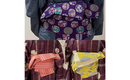 「福岡ならではの伝統美 博多織を使った楽しい着物着付け体験」 (約2時間)