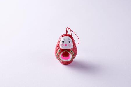 【セット】【博多張子】花咲姫だるま　豆姫だるま「宝珠」