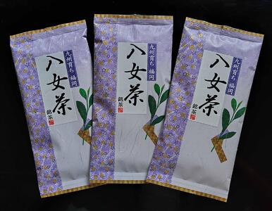【博多大丸おすすめ品】福岡八女茶3本セット100g×3本