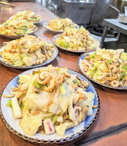 冷凍博多皿うどん(1人前400g)【1人前×2パック】+【特製柚子こしょう(130g)×1本】