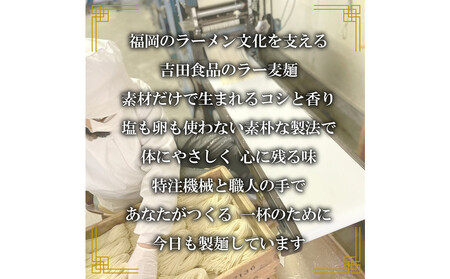 【福岡ラー麦・生麺使用】吉田食品の博多ラーメン3種バラエティ6食セット(濃口とんこつ×2・トマト×2・担々×2)