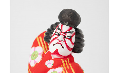 【福岡市の伝統産業支援施策「福岡伝統産業オープンイノベーション事業」で福岡の伝統工芸の魅力PR品として開発】博多人形　菅原伝授手習鑑 車引 梅王丸