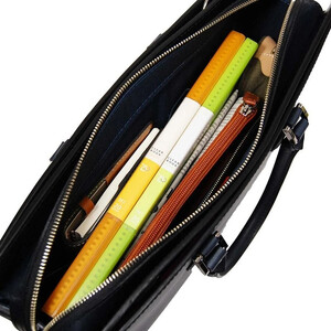 【福岡市】Foglia A4ビジネスバッグ 　【ダークブラウン】