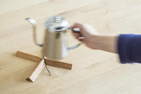 【福岡市】なべしきハウス（折りたためる木製鍋敷き）×１個