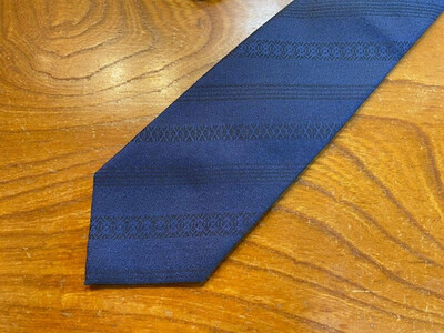 博多織 手織り 献上ネクタイ【紺】