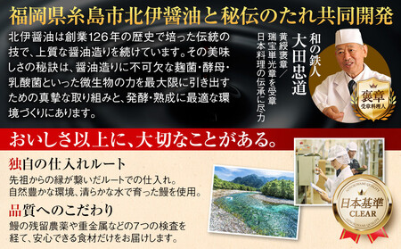 肉厚大うなぎ蒲焼きワケありまぶし切 21袋セット 福岡市(中国産)