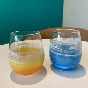 【福岡市】オーシャングラス　1個　330ml【ブルー系】