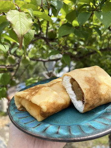 焼き芋クレープ3個と焼き芋チーズケーキ6個セット【福岡市内製造】