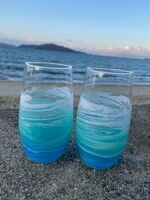 【福岡市】オーシャングラス 1個 420ml【カラー選択可】 ピンク系