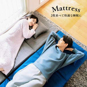 TOKURI-EXコンパクトマットレス(ミドルサイズ)【ネイビー】