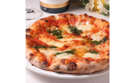 福岡イルコルティーレの自家製ピッツァ・マルゲリータ