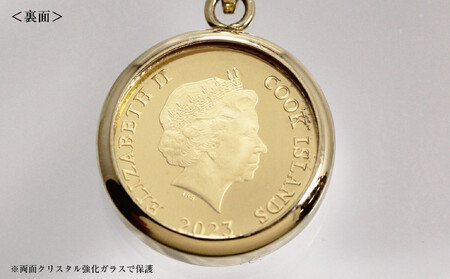 2023年 鳳凰(フェニックス) 1/30オンス 純金金貨 18Kネックレス