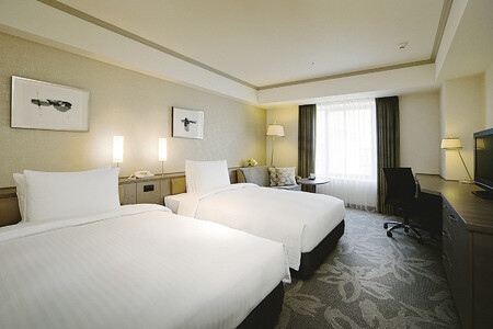 【ホテル日航福岡】平休日1泊朝食付 ペア宿泊券《ツインルーム　スーペリア》