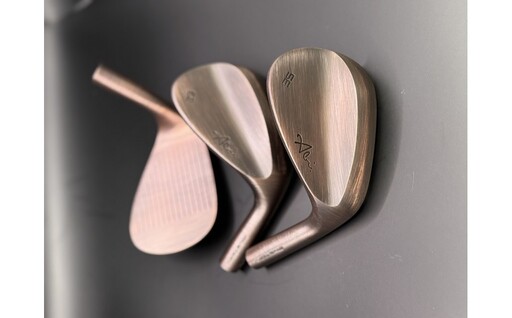 【福岡市】Abi Wedge 銅燻し58°　N.S.PRO MODUS3 WEDGE 105　女性クラフトマンの阿比留俊子　設計・デザイン