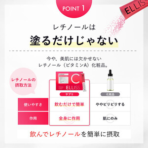 ELLISS レチノールC 75g(2.5g×30包)