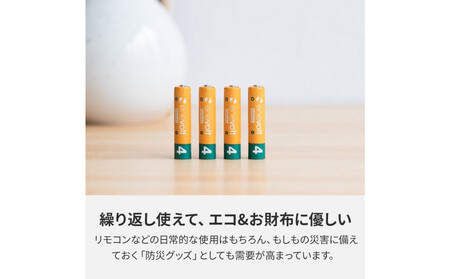 【enevolt】 充電池 950mAh 単4 エネボルト 12本セット 【1年間保証】 EV95012