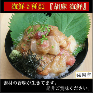 博多名物 胡麻サバと胡麻海鮮　各5パックセット　計10パック