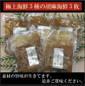 博多名物 胡麻サバと胡麻海鮮　各5パックセット　計10パック