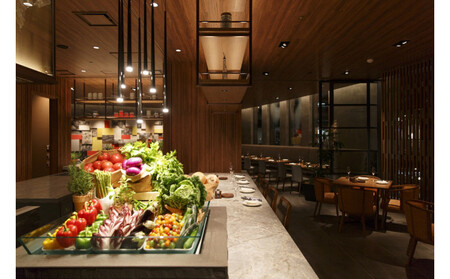 【ザ マーケット エフ (グランド ハイアット 福岡)】ペア（2名様）ディナープラン《プレミアムコース》