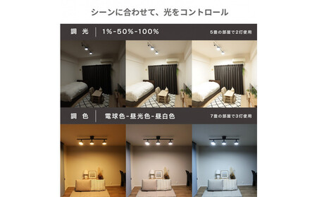 エジソンスマートミニシーリングライト for ダクトレール 【ブラック】 福岡市