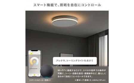 エジソンスマート TREO シーリングライト【 ホワイト】 福岡市
