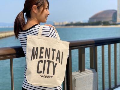 MENTAI　CITY　エコバッグ（ロゴ)　　2個セット