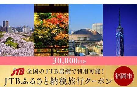 【福岡市】JTBふるさと納税旅行クーポン（30,000円分）