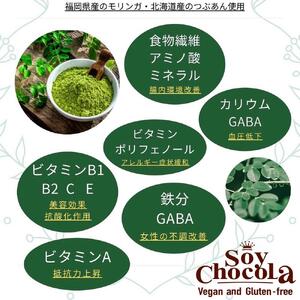 【福岡市 Soy Chocola】福岡産モリンガあんドーナツ 10個（100%植物性・グルテンフリー）