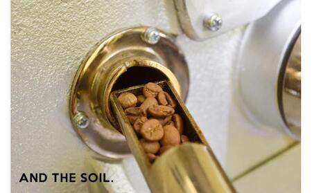 【福岡高砂】AND THE SOIL.オリジナル焙煎オーガニックコーヒー豆GUA　中煎り300g