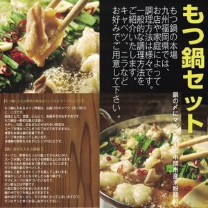 【博多の名物セット】国産牛もつ鍋(醤油味)2人前＆辛子明太子切子450g(大牟田市)【配送不可地域：離島】【1436022】