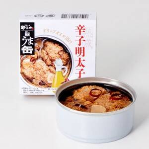 やまやのうま缶　辛子明太子　5缶セット(大牟田市)_魚介・海産物 明太子  めんたいこ  惣菜・加工品  缶詰・瓶詰 _【1407114】