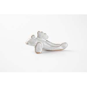 ムツゴロウ箸置き(白雪崩釉)_雑貨・日用品  食器 _【1548237】