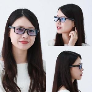 [ネオコントラスト]調光サングラス 柔軟樹脂フレーム・ブルー　型番:S1049L-PHN【1597599】