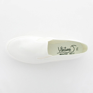 ベンチャースニーカー15 ホワイト_ベンチャースニーカー15 ホワイト デイリーシューズ 選べる サイズ 22.0cm ~ 28.0cm ハーフサイズあり 靴 日本製 ロングセラー スタンダードモデル キャンバス 2E シンプル 履き心地 スニーカー 白 国産 メンズ レディース 福岡県 久留米市 送料無料 〔Ls025〕