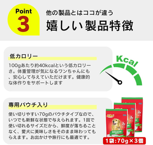 Pro エイプロささみフレークツナと野菜3個×45個まとめ売り A Pro 犬用パウチ ささみフレーク（ツナと野菜入り）3個パック×20袋_A