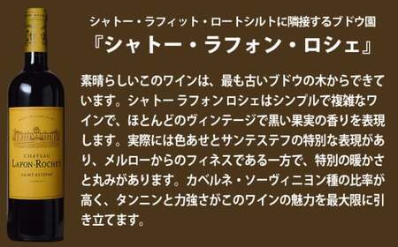 福智山ダム熟成 Medoc4級 高級赤ワイン FD133 MG4級 シャトー・ラフォン・ロシェ 750ml 1本 熟成ワイン ワイン 赤 酒 お酒