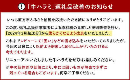 【2026年3月発送】【訳あり】たれ漬け牛ハラミ肉 1.5kg