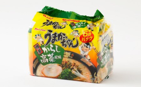 うまかっちゃん 博多からし高菜風味 30食(5袋×6パック)  豚骨ラーメン ラーメン