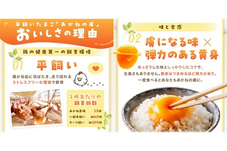 〈平飼い卵〉あかねの虜(40個/月)【12カ月定期便】飯塚市 たまご 平飼い 福岡 TKG たまごかけ ふるさと納税 卵【J95-005】