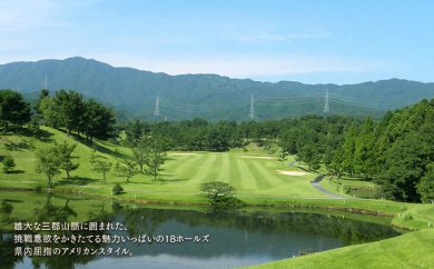 【J4-002】茜ゴルフクラブ 平日プレー(1組/4名様)券