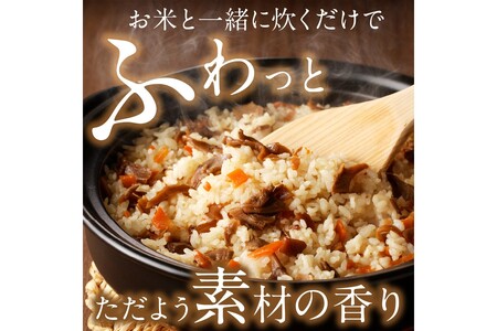 福岡の老舗が作る 炊き込みごはんの素たべくらべ【A2-130】福岡 博多 飯塚 炊き込み ごはん 国産 きのこ 舞茸 鶏 かしわ 3合 簡単 調理 手軽