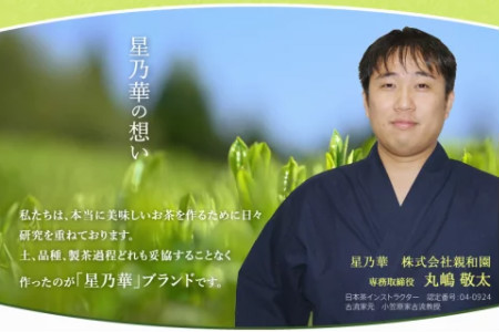 八女星野茶 星乃翁 伝統本玉露150ｇ 特上煎茶150ｇ福岡県 八女市 本金蒔絵缶 星乃華 高級茶 八女星野 煎茶 玉露 緑茶 贈り物 プレゼント【E-051】