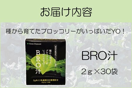種から育てたブロッコリーがいっぱいだYO!BRO汁ブロッコリー BRO汁 栄養 粉末 福岡 飯塚 福岡県 飯塚市【A7-059】