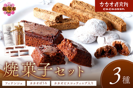 カカオ研究所 焼菓子セット【A5-481】チョコレート ビーントゥバー Bean to Bar カカオ アイス 福岡 飯塚