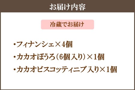 カカオ研究所 焼菓子セット【A5-481】チョコレート ビーントゥバー Bean to Bar カカオ アイス 福岡 飯塚