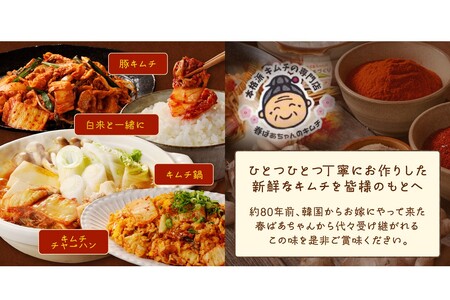 春ばあちゃんの白菜キムチ1kg【A-840】