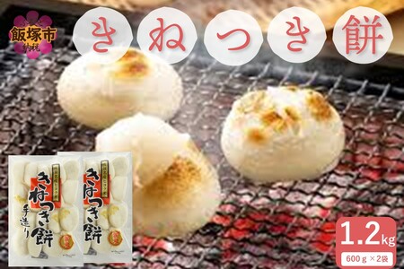 きねつき餅 1.2kg＜先行予約＞(餅 もち 杵つき 正月 きなこ 肥沃米)【A5-529】