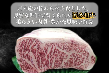 プロトン冷凍 博多和牛ロースステーキ1kg 和牛 牛 牛肉 ロース ステーキ 肉 プロトン凍結 プロトン 肉のなかむら 飯塚【F7-003】