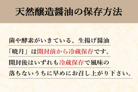 天然醸造醤油 生揚げ醤油と再仕込み醤油セット【A8-033】